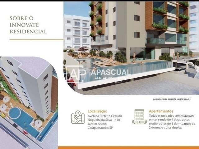 #1968 - Apartamento para Venda em Caraguatatuba - SP